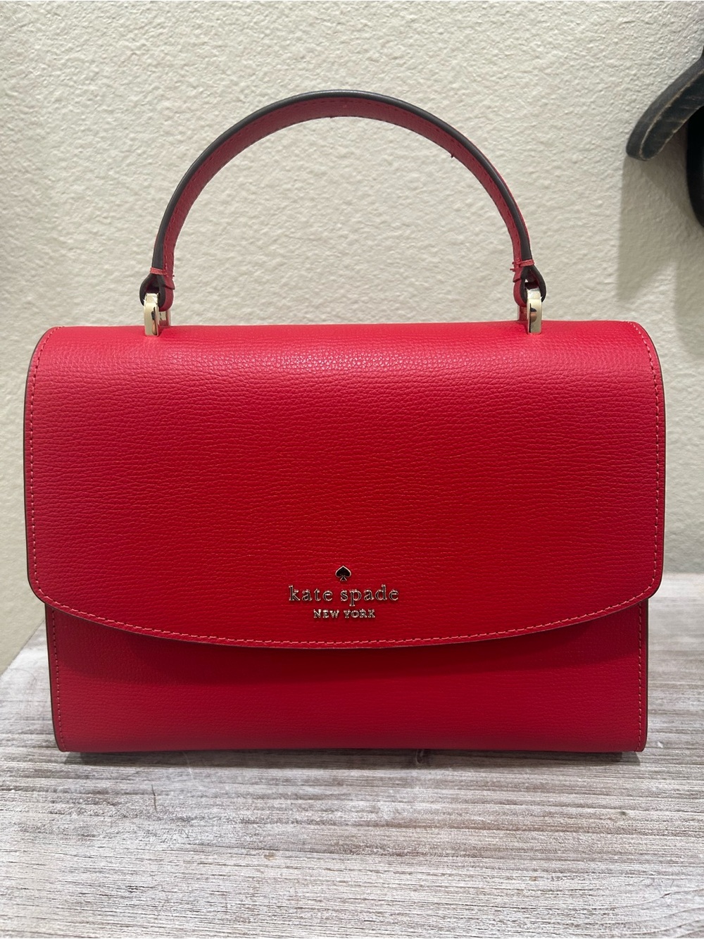 kate spade Red Leather Top-Handle Satchel
